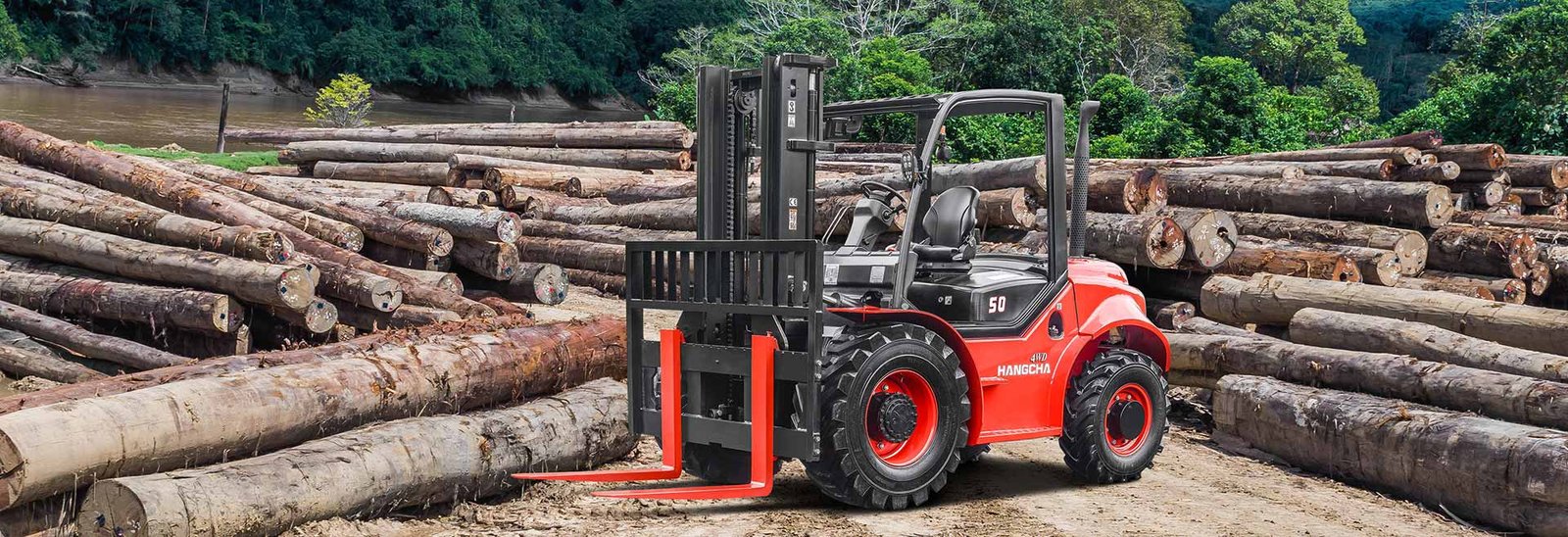 5.0-10t 2WD&4WD Rough Terrain Forklift Truck